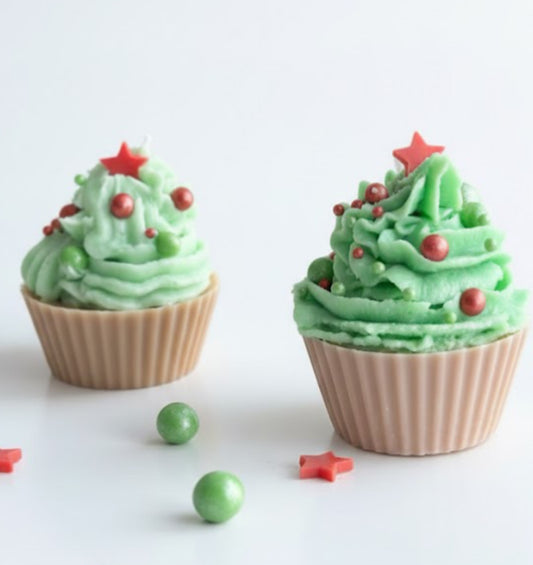 Christmas Tree Cupcake