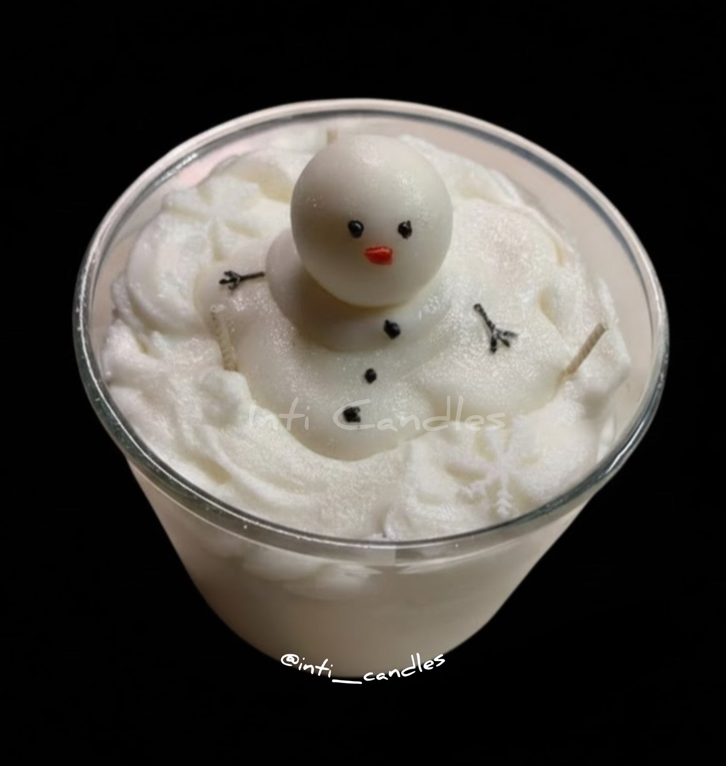Snowman Candle